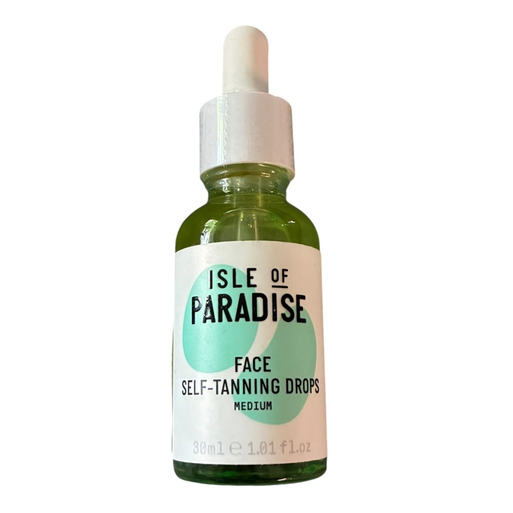 Isle of Paradise Self-Tanning Drops Medium Color Correcting Face Body 30ml New